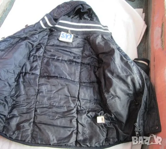 SWEET YEARS JEANS италианско ватирано зимно яке с качулка размер S., снимка 8 - Якета - 50413608