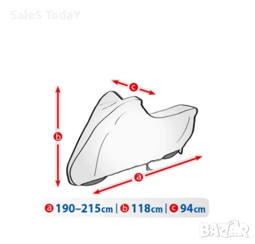 Покривало за мотор, размер М, снимка 2 - Аксесоари и консумативи - 49868346
