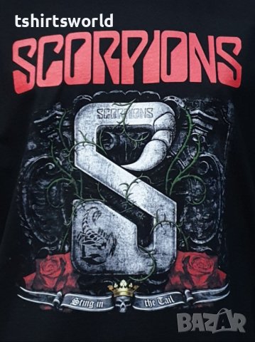 Нова мъжка тениска с дигитален печат на музикалната група Scorpions - Sting in the Tail, снимка 7 - Тениски - 36869914