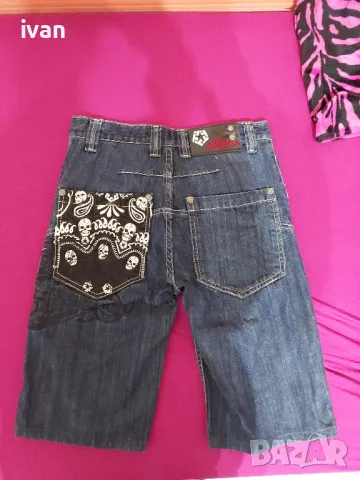 дънкови къси гащи jorts, снимка 3 - Къси панталони - 48426280