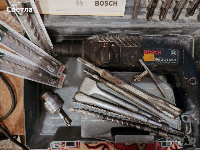 Професионален перфоратор Bosch GBH 2-24 DSR, снимка 4 - Други инструменти - 54029643
