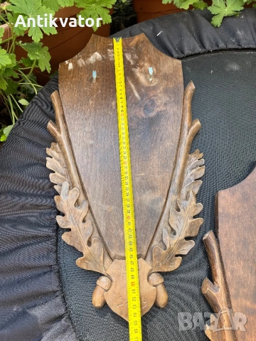 Дърворезбовани поставки за елен, снимка 2 - Декорация за дома - 54238979