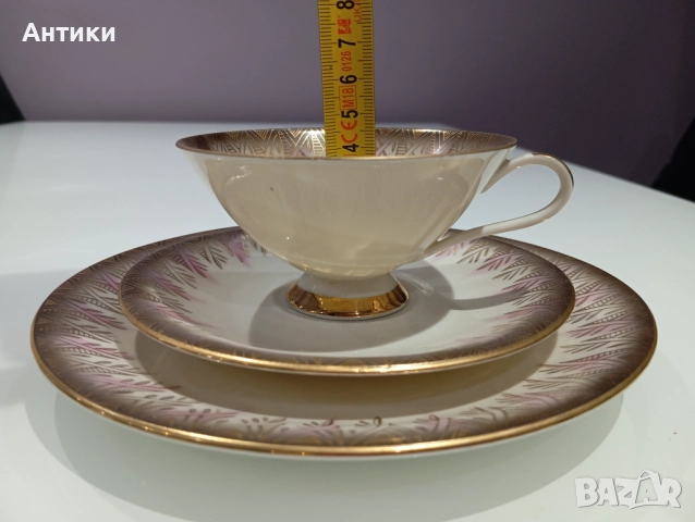 Порцеланов комплект за кафе маркиран , снимка 15 - Чаши - 52564030