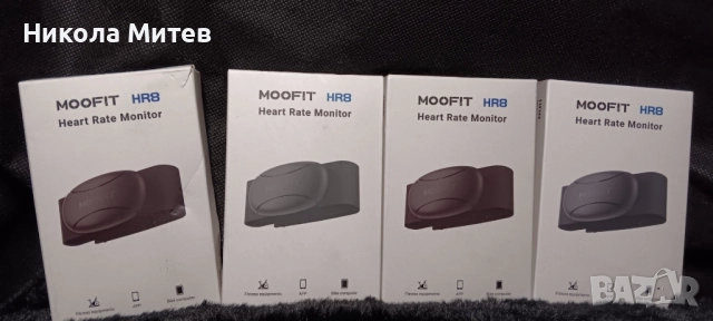 Монитор за сърдечен ритъм moofit HR8 Bluetooth 5.0/ANT+ съвместим с iOS/Android IP67
