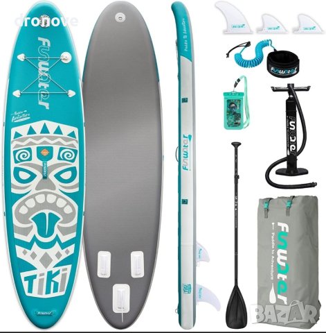 Падъл борд TIKI 10'6, SUP, stand up paddle board., снимка 1 - Водни спортове - 35601608