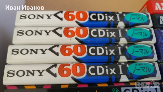 SONY CDix I   60 минутни японски аудиокасети
