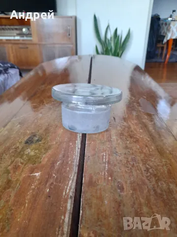 Стара стъклена запушалка,тапа #3