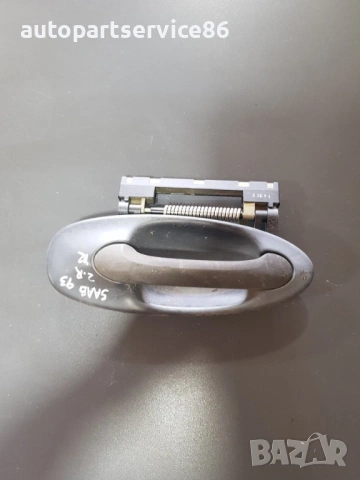 Външна дръжка за задна дясна врата черна за Saab 9-3 (2002–2007) 12786424