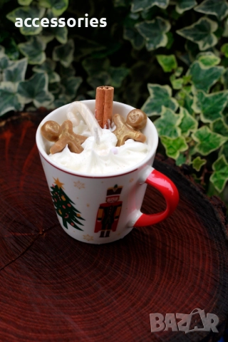 Ръчно изработени ароматни коледни свещи, снимка 14 - Декорация за дома - 52669872