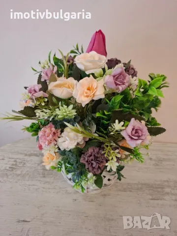 Уникални букети и сувенири с вечни цветя, снимка 18 - Ръчно изработени сувенири - 49809351