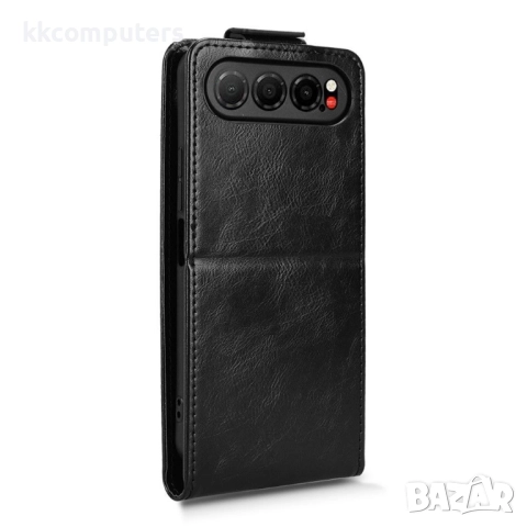 Кожен флип калъф за ZTE nubia Air 5G- Стенд и Холдер за Карти, вкл. Протектор, 4 Цвята, снимка 11 - Калъфи, кейсове - 52402478