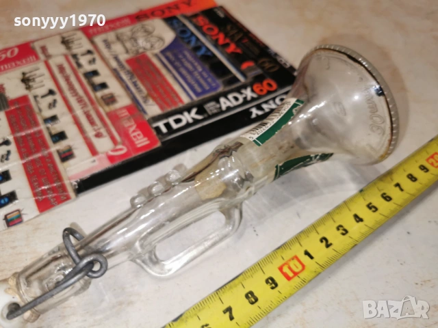 ТРОМПЕТ-СТЪКЛЕНО ШИШЕ 0901261940, снимка 13 - Колекции - 53047750