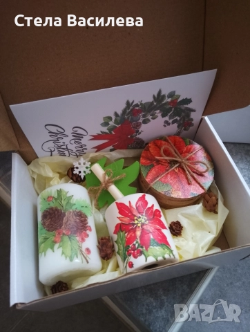 Подаръчна кутия / подарък за Коледа , снимка 11 - Подаръци за жени - 51985033