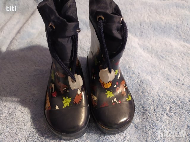 Гумени ботушки с топла подплата №20, снимка 3 - Бебешки боти и ботуши - 35550097