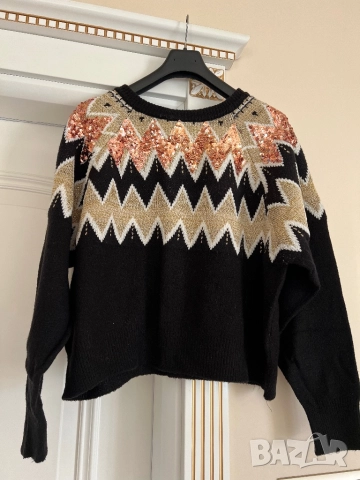 Плетени блузи с пайети