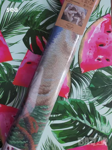 Диамантен гоблен 40/50 см Вълци, снимка 3 - Гоблени - 47924349