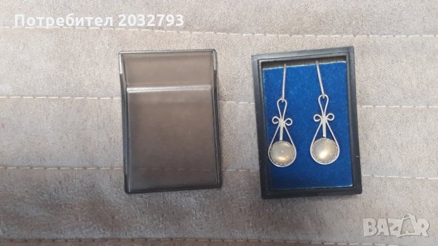 Обици от полускъпоценни камъни