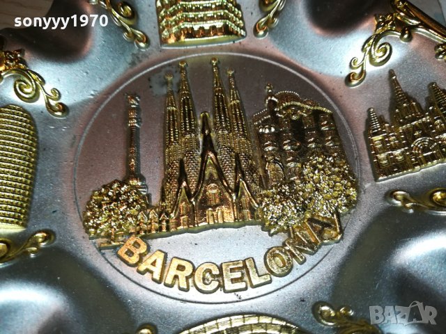 BARCELONA GOLD-ПЕПЕЛНИК ВНОС France 🇫🇷 2612212018, снимка 9 - Антикварни и старинни предмети - 35246825