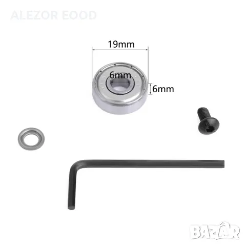 Фрезер за заобляне с долен лагер 8x26x1/2 R3 mm, Захват 8mm, 4032, снимка 2 - Друго търговско оборудване - 47360849