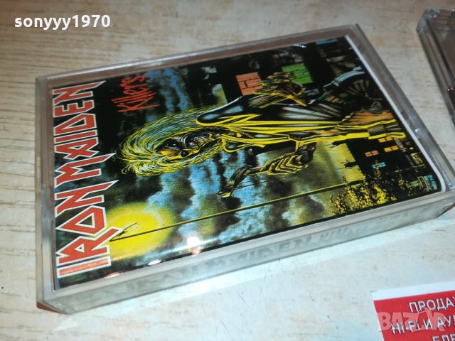 IRON MAIDEN-АУДИОКАСЕТА 1810211747, снимка 3 - Аудио касети - 34506601