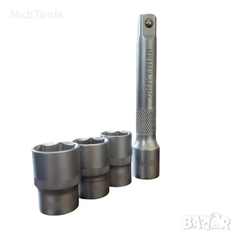 Динамометричен ключ 1/2″ 28-210Nm с вложки и удължение HAWEK, снимка 6 - Ключове - 50028817