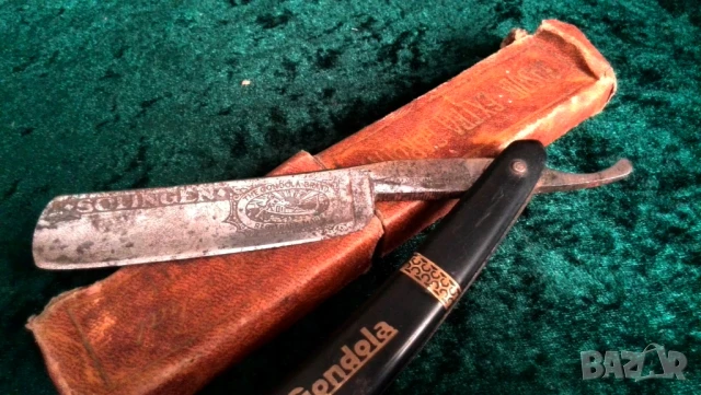 Уникален немски бръснач Solingen, снимка 7 - Антикварни и старинни предмети - 51309486