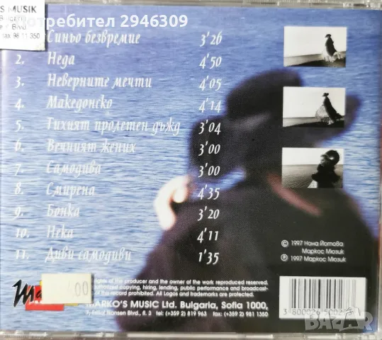 Нона Йотова - Нона(1997), снимка 2 - CD дискове - 48474429