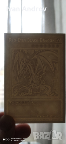 3D Принтирана карта на Red Eyes Black Dragon Yu-Gi-OH, снимка 2 - Карти за игра - 44804593
