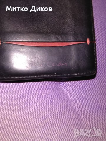 Портфейл марков Пиер Карден 120х90мм-естествена кожа , снимка 3 - Портфейли, портмонета - 44450660
