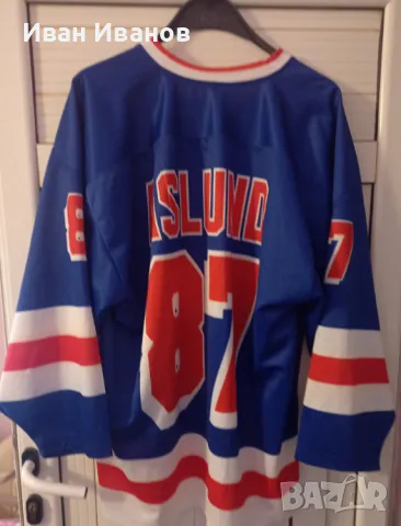 Оригинален екип на New York Rangers - Aslund - 1990г., снимка 8 - Други спортове - 48430429