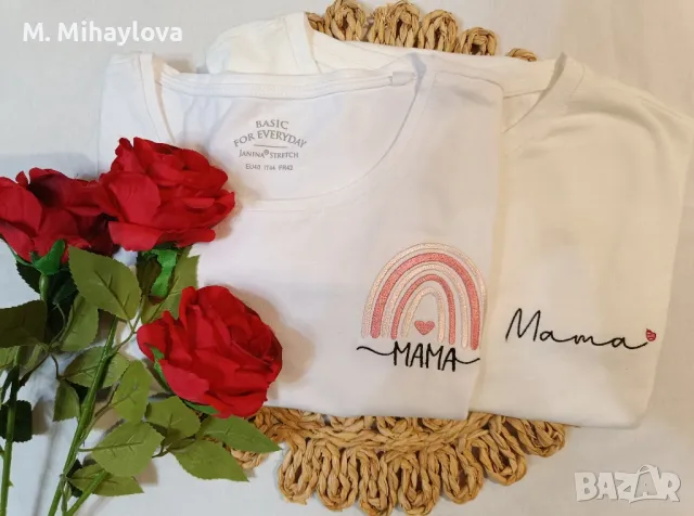 Бродирани тениски , снимка 4 - Бебешки блузки - 49829239