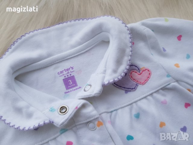 Нов ромпър  Carter*s 0-3 месеца, снимка 4 - Бебешки гащеризони - 32050033