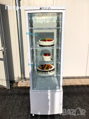 Хладилна витрина вертикална 235 литра, CL-238-1, снимка 2 - Хладилни витрини и фризери - 52627972