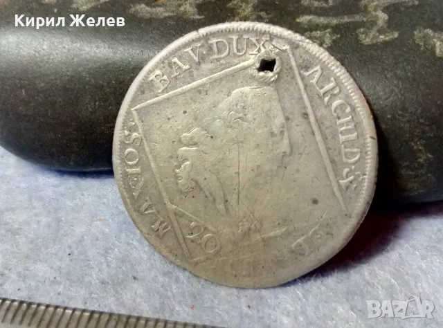 Стара СРЕБЪРНА МОНЕТА 20 КРОЙЦЕРА 1772 ИМПЕРАТОР ЙОЗЕФ II АВСТРИЯ СВЕЩЕНА РИМСКА ИМПЕРИЯ 26405