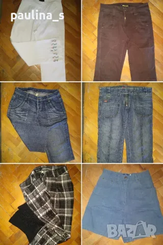 Шест различни броя / Къси панталони и бермуди / различен размер 
