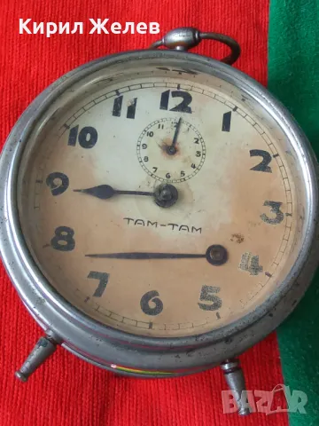 KIENZLE TAM-TAM Стар РЯДЪК КОЛЕКЦИОНЕРСКИ НЕМСКИ МЕХАНИЧЕН БУДИЛНИК от ЦАРСКО ВРЕМЕ 43677, снимка 16 - Антикварни и старинни предмети - 44466579