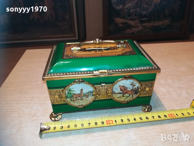 поръчана-метална кутия/касичка-внос франция 1702211804, снимка 10 - Антикварни и старинни предмети - 31854182