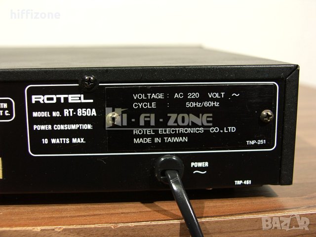 ТУНЕР   Rotel rt-850a , снимка 8 - Ресийвъри, усилватели, смесителни пултове - 42776517