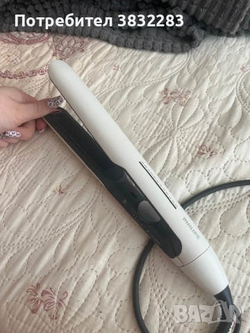 Philips преса за коса бяла , снимка 1