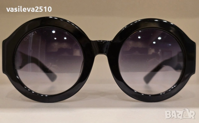 Gucci оригинални кръгли дамски слънчеви очила , снимка 2 - Слънчеви и диоптрични очила - 53892530