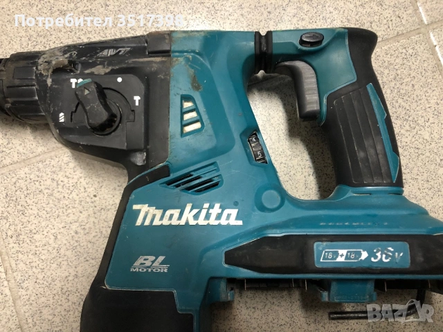 Перфоратор Makita 18+18=36V, снимка 2 - Други инструменти - 53956845