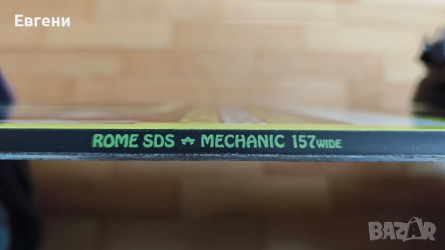 Сноуборд Rome Mechanic + автомати, снимка 7 - Зимни спортове - 54180087