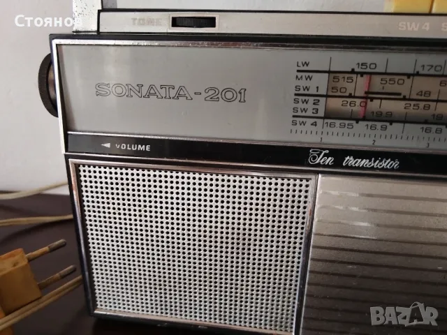 Ретро радио SONATA-221 СССР, снимка 3 - Радиокасетофони, транзистори - 49009217