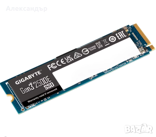 Чисто ново SSD Gigabyte AORUS 2500E G325E1TB 1 TB NVMe M.2 с ГАРАНЦИЯ, снимка 2 - Твърди дискове - 52949892
