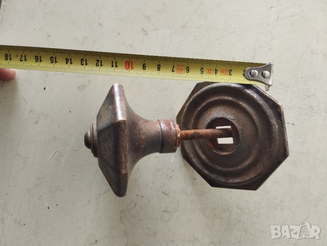 ретро дръжка за врата с шилд-топка, снимка 2 - Други ценни предмети - 42198945