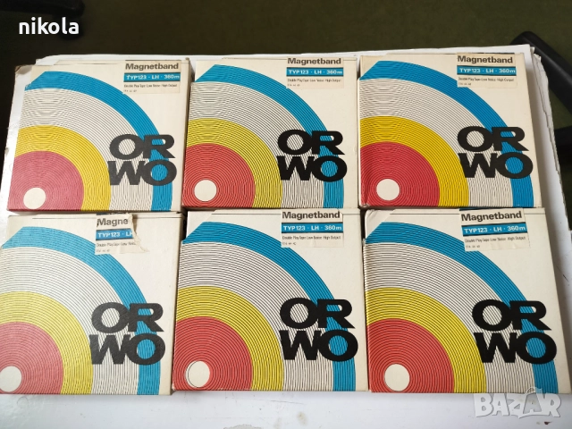 Ролки ORWO 360 метра -8лв/бр