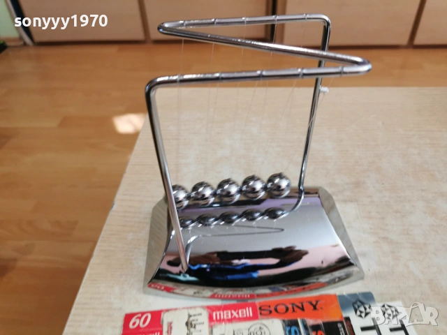 Люлка на Нютон-18Х18Х11СМ-ИНОКС 1401261605, снимка 15 - Колекции - 53097952