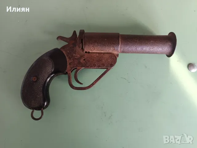 Сигнален пистолет , снимка 4 - Антикварни и старинни предмети - 49192545