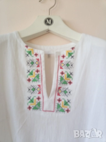 Българска дамска риза етно бродерия 