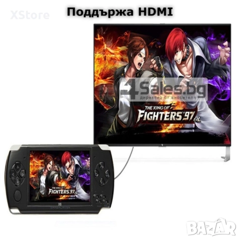 Конзола за игри с 8 GB памет, 4,3 инча дисплей PSP21, снимка 12 - Други игри и конзоли - 52461350